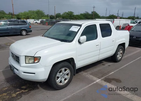 2007 Honda Ridgeline Rts from USA, damaged, VIN 2HJYK164X7H525727